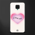 cancer minimalistic glass case for redmi note 9 pro image