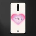 cancer minimalistic glass case for redmi 8 image