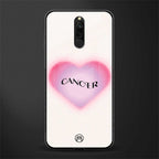 cancer minimalistic glass case for redmi 8 image