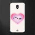 cancer minimalistic glass case for redmi 8a image