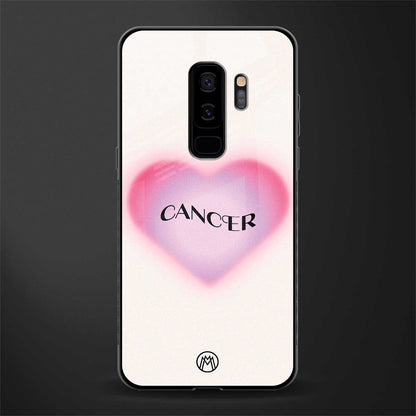 cancer minimalistic glass case for samsung galaxy s9 plus image