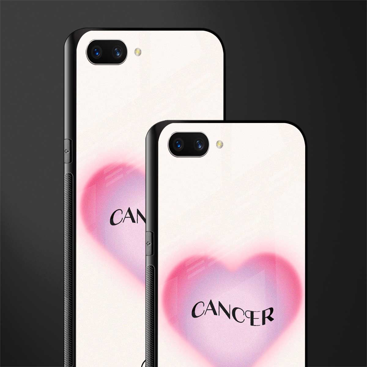 cancer minimalistic glass case for realme c1 image-2