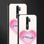 cancer minimalistic glass case for oppo a5 2020 image-2