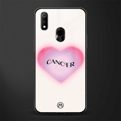 cancer minimalistic glass case for realme 3 pro image