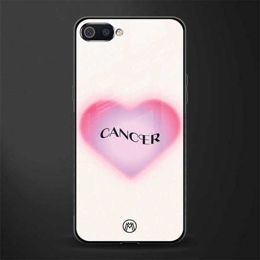 cancer minimalistic glass case for realme c2 image