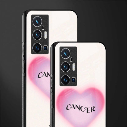 cancer minimalistic glass case for vivo x70 pro plus image-2