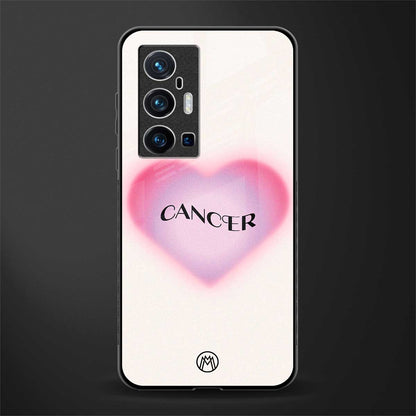 cancer minimalistic glass case for vivo x70 pro plus image