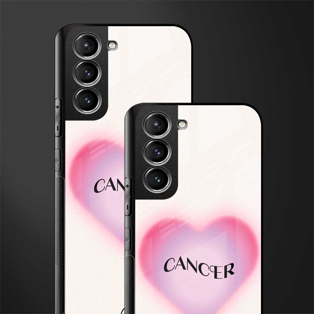 cancer minimalistic glass case for samsung galaxy s21 image-2