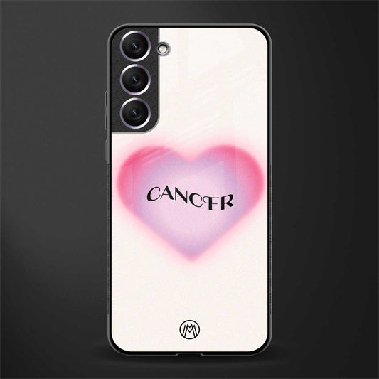 cancer minimalistic glass case for samsung galaxy s21 fe 5g image