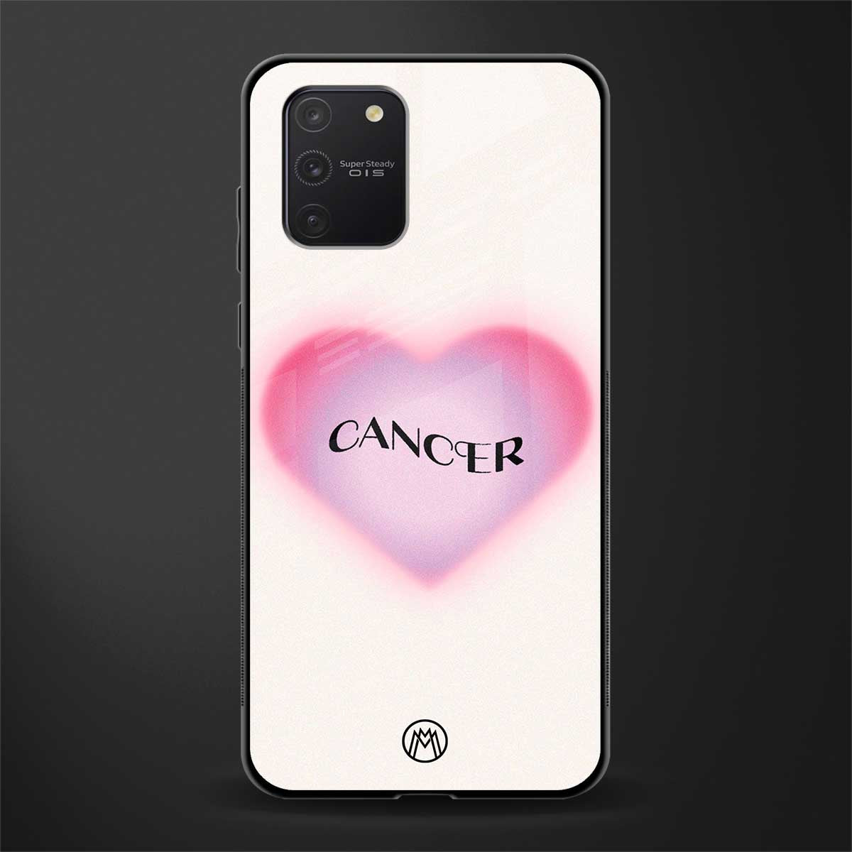 cancer minimalistic glass case for samsung galaxy s10 lite image