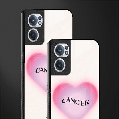 cancer minimalistic glass case for oneplus nord ce 2 5g image-2