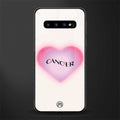 cancer minimalistic glass case for samsung galaxy s10 image