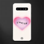 cancer minimalistic glass case for samsung galaxy s10 plus image