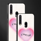 cancer minimalistic glass case for vivo y12 image-2