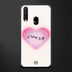 cancer minimalistic glass case for vivo y17 image