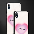 cancer minimalistic glass case for vivo y91i image-2