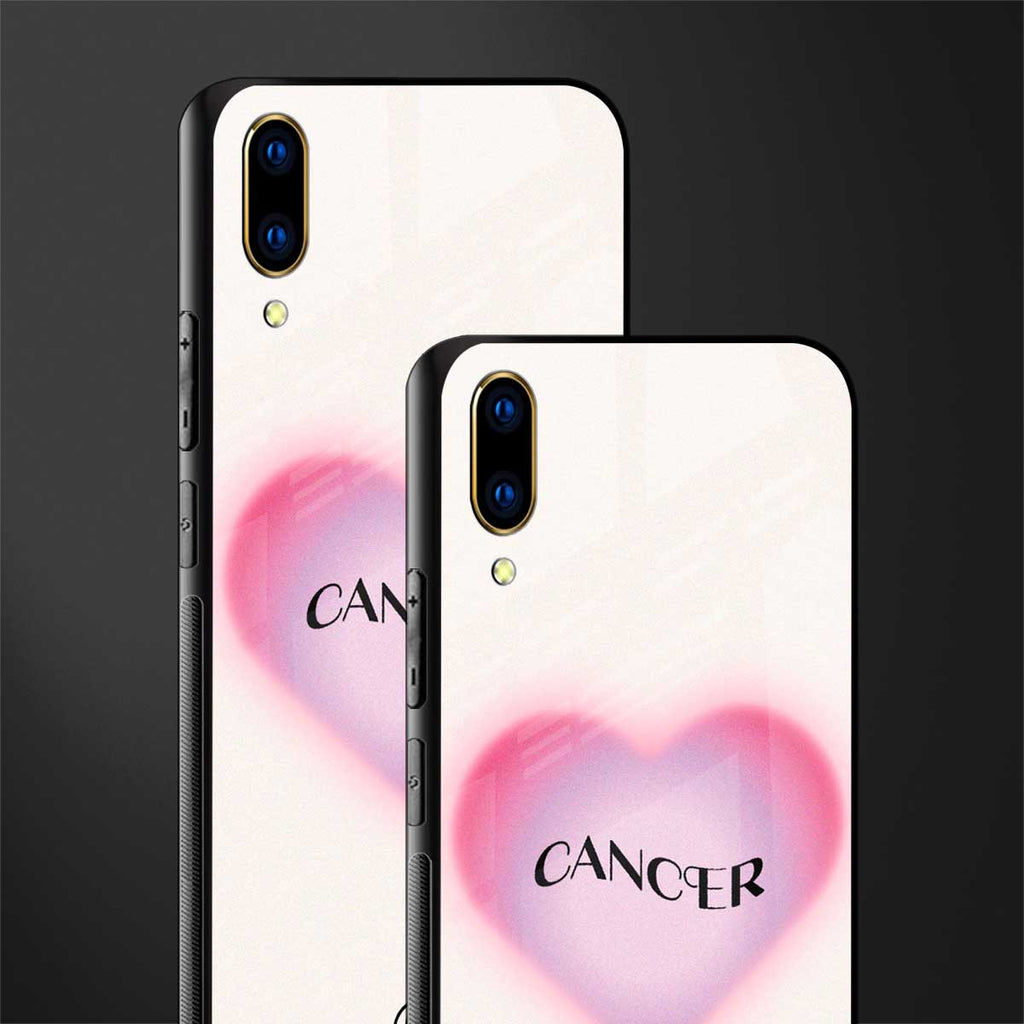 cancer minimalistic glass case for vivo v11 pro image-2