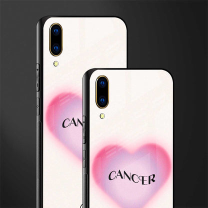 cancer minimalistic glass case for vivo v11 pro image-2