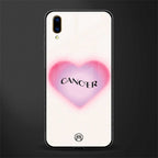 cancer minimalistic glass case for vivo v11 pro image