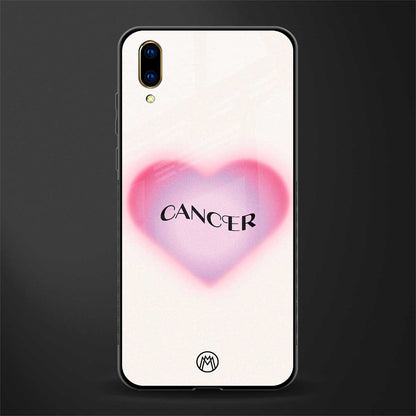 cancer minimalistic glass case for vivo v11 pro image