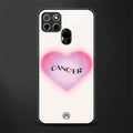 cancer minimalistic glass case for realme narzo 30a image