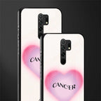 cancer minimalistic glass case for redmi 9 prime image-2