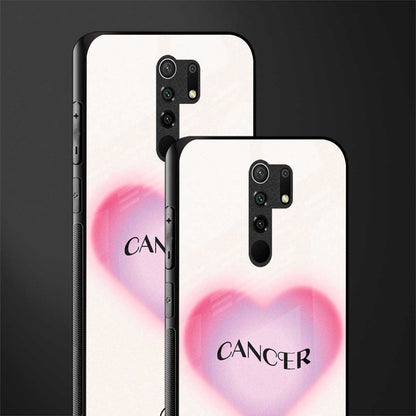 cancer minimalistic glass case for poco m2 image-2