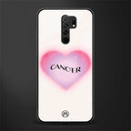cancer minimalistic glass case for redmi 9 prime image