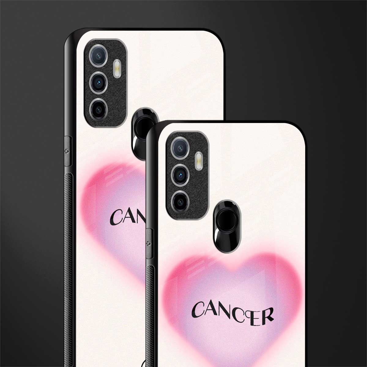 cancer minimalistic glass case for oppo a53 image-2