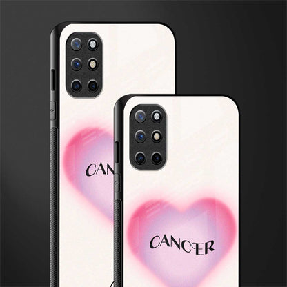 cancer minimalistic glass case for oneplus 8t image-2