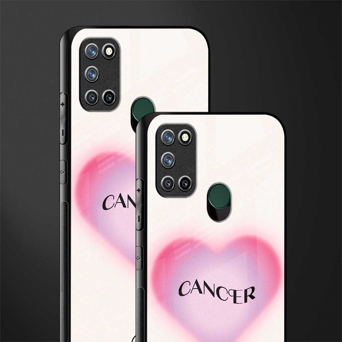 cancer minimalistic glass case for realme 7i image-2