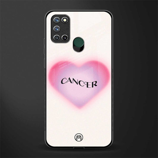 cancer minimalistic glass case for realme 7i image