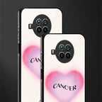 cancer minimalistic glass case for mi 10i image-2