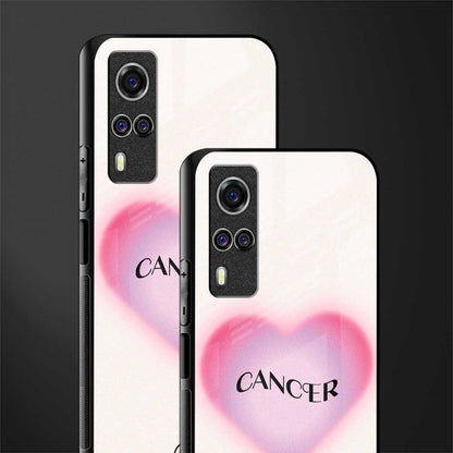 cancer minimalistic glass case for vivo y51a image-2