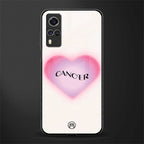 cancer minimalistic glass case for vivo y53s image