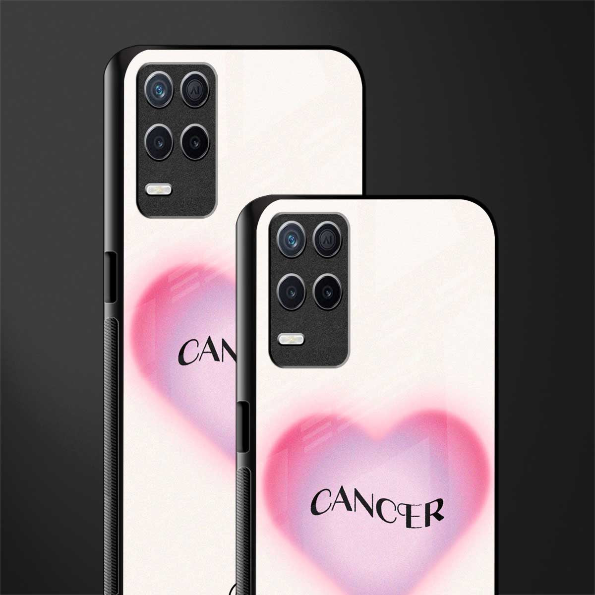 cancer minimalistic glass case for realme 8 5g image-2