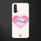 cancer minimalistic glass case for oneplus nord ce 5g image
