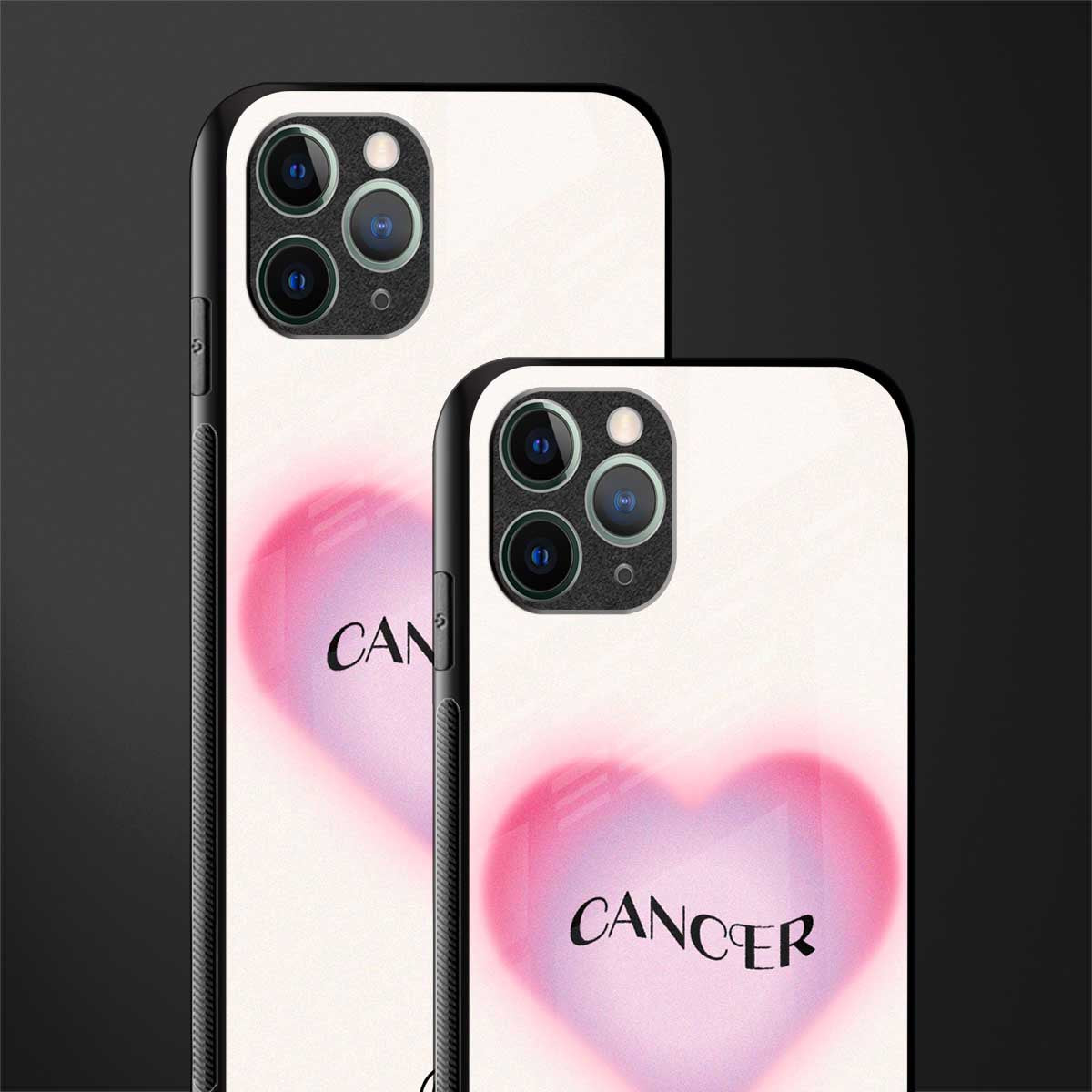 cancer minimalistic glass case for iphone 11 pro max image-2