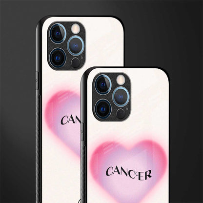 cancer minimalistic glass case for iphone 12 pro image-2