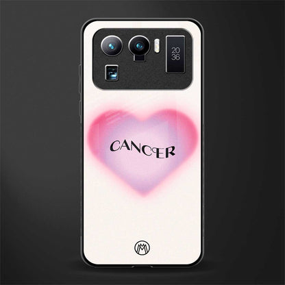 cancer minimalistic glass case for mi 11 ultra 5g image