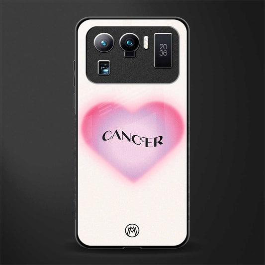 cancer minimalistic glass case for mi 11 ultra 5g image