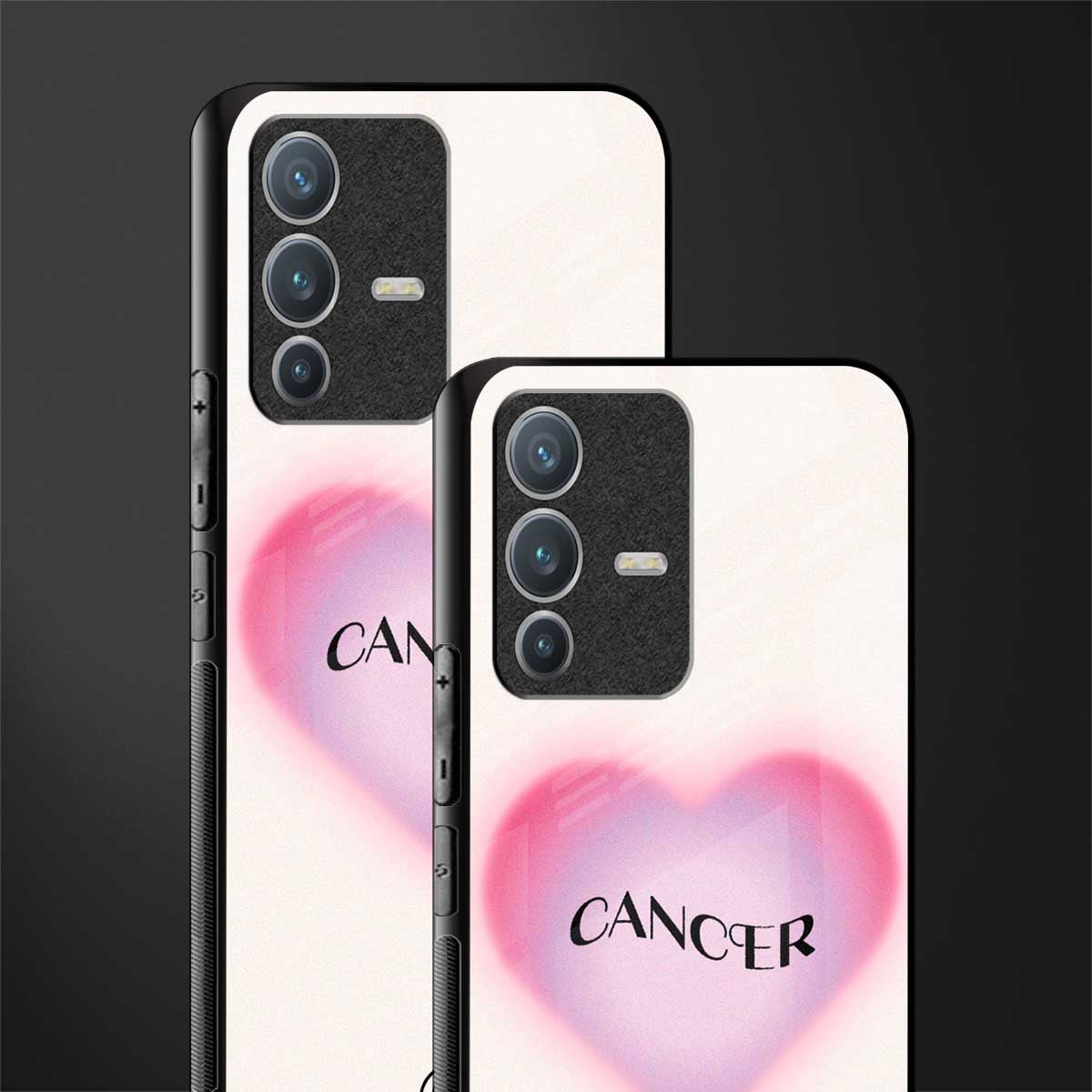 cancer minimalistic glass case for vivo v23 pro 5g image-2