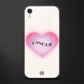 cancer minimalistic glass case for iphone xr image