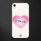 cancer minimalistic glass case for iphone xr image