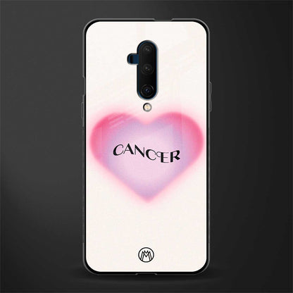 cancer minimalistic glass case for oneplus 7t pro image