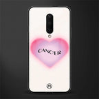 cancer minimalistic glass case for oneplus 7 pro image