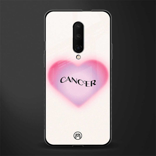 cancer minimalistic glass case for oneplus 7 pro image