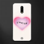 cancer minimalistic glass case for oneplus 7 image
