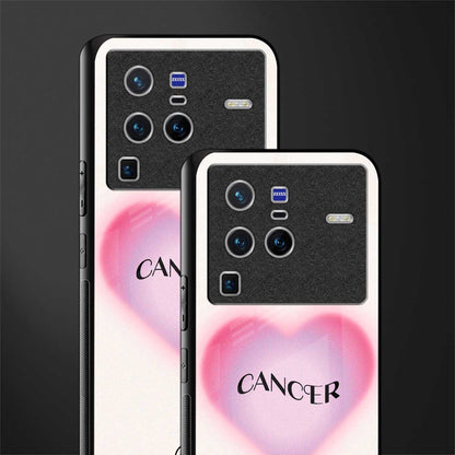 cancer minimalistic glass case for vivo x80 pro 5g image-2