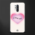 cancer minimalistic glass case for oneplus 8 pro image